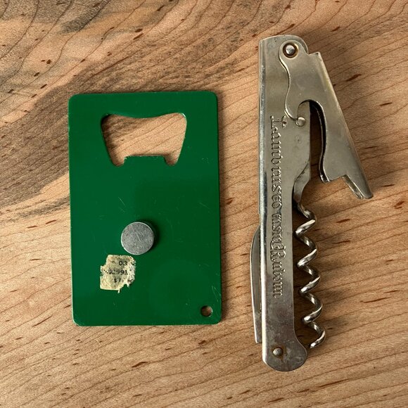 Wicked Pissah Opener & Vintage Pastene Somerville MA Corkscrew & Bottle Opener - Picture 2 of 6